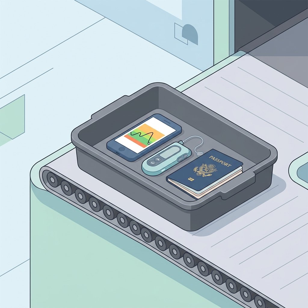 Airport Security with a CGM and Insulin Pump