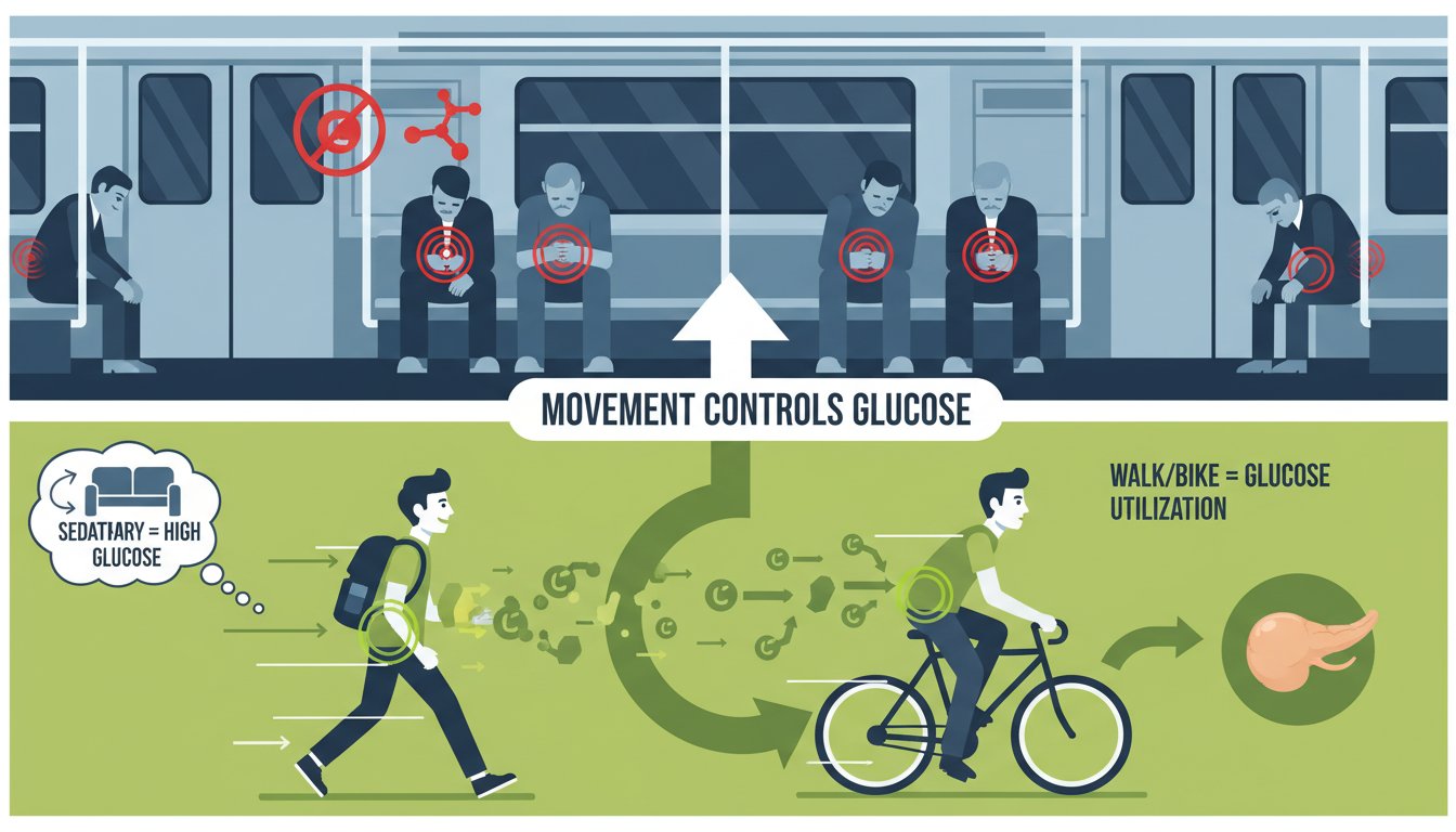 Commuting and Glucose: How Transit Affects Metabolism - illustration 2