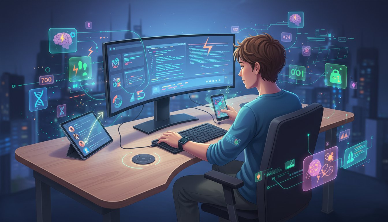 Digital Stress: How Screen Time Affects Glucose Levels - illustration 1