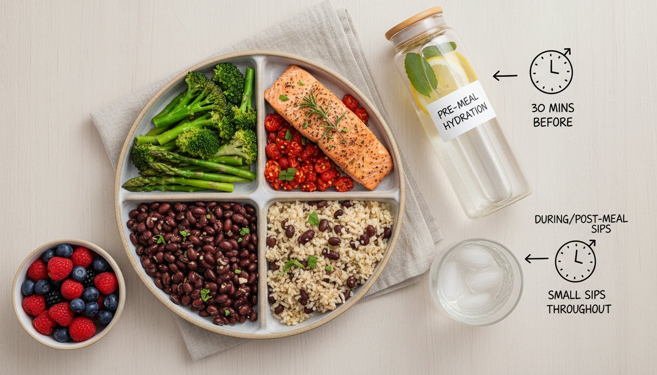 Hydration Timing: Impact on Post-Meal Glucose Peaks - illustration 2