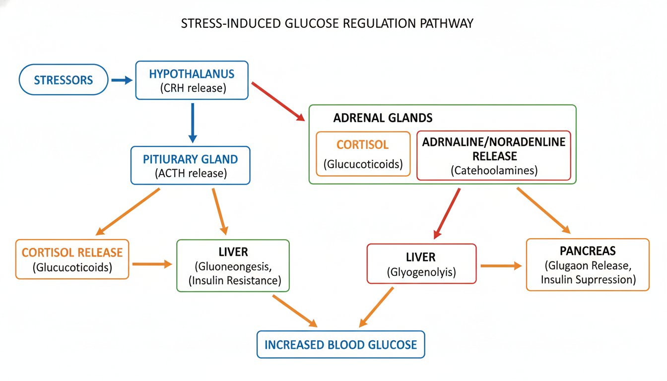 Managing Stress-Induced Blood Glucose Spikes - illustration 1