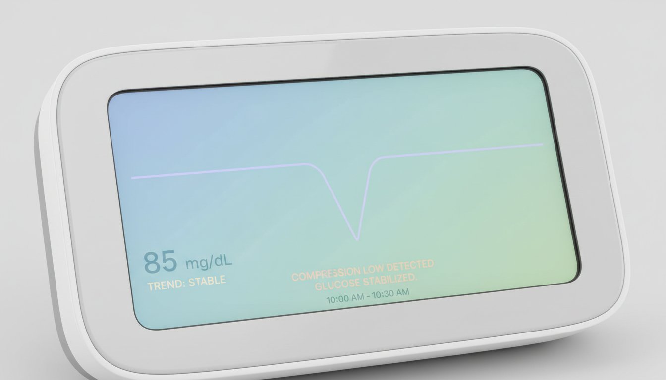 Preventing CGM Compression Lows for Better Sleep - illustration 1