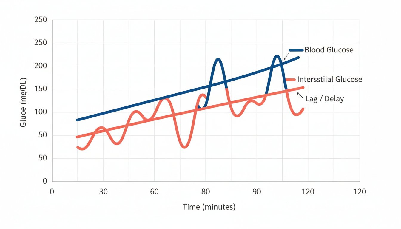 Understanding CGM Lag Time: Blood vs. Interstitial Fluid - illustration 2